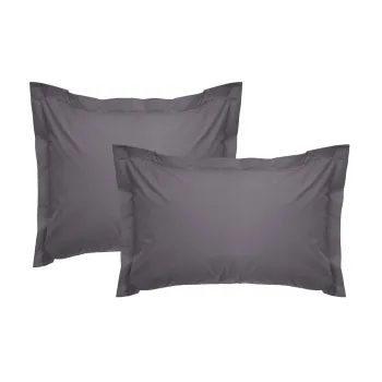 Set 2 fete de perna Oxford (EU) (IT), L'essentiel Maison, Tonne Grise, Gri inchis imagine