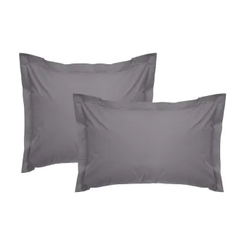 Set 2 fete de perna Oxford (FR), L'essentiel Maison, Tonne Grise, Gri imagine