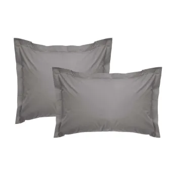 Set 2 fete de perna Oxford Satin (DE), L'essentiel Maison, De Dark Grey, Gri inchis imagine