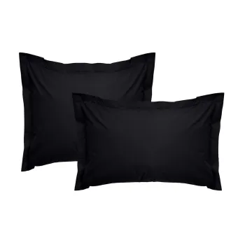 Set 2 fete de perna Oxford Satin (FR), L'essentiel Maison, De Black, Negru imagine