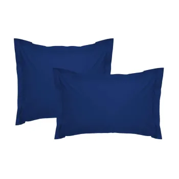 Set 2 fete de perna Oxford Satin (FR), L'essentiel Maison, De Dark Blue, Albastru inchis imagine