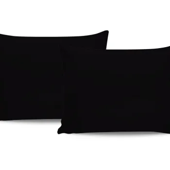 Set 2 fete de perna Satin (EU) (IT), L'essentiel Maison, De Black, Negru imagine