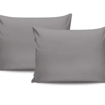 Set 2 fete de perna Satin (EU) (IT), L'essentiel Maison, De Dark Grey, Gri inchis imagine