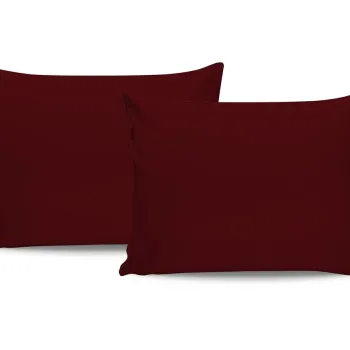 Set 2 fete de perna Satin (EU) (IT), L'essentiel Maison, De Maroon, Maro imagine