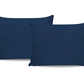 Set 2 fete de perna Satin (EU) (IT), L'essentiel Maison, De Petrol Blue, Albastru petrol imagine