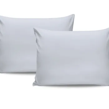 Set 2 fete de perna Satin (EU) (IT), L'essentiel Maison, De White, Alb imagine