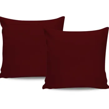 Set 2 fete de perna Satin (FR), L'essentiel Maison, De Maroon, Maro imagine