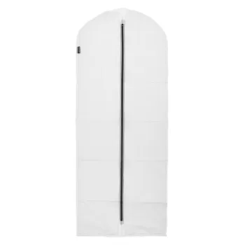 Set 2 huse pentru haine, Brabantia, Clothes Cover, 60x150 cm, nailon, transparent/gri imagine