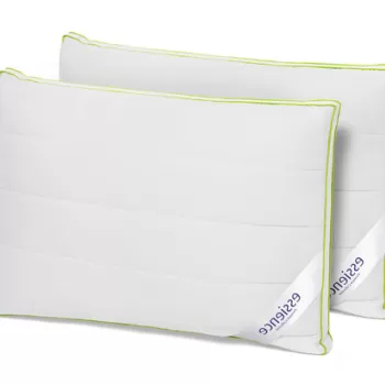 Set 2 perne 50x70 cm, Essience Premium Collection, husa satin bambus; umplutura fulgi memory si nanofibra extrafina; suport orto-cervical imagine