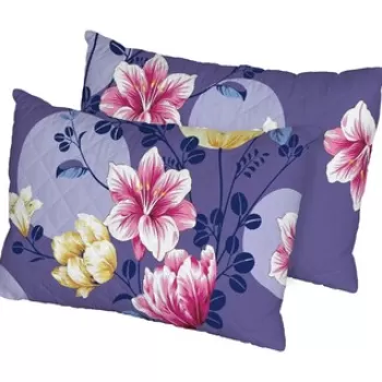 Set 2 perne Bloom, microfibra matlasata Alcam, 50x70 cm imagine