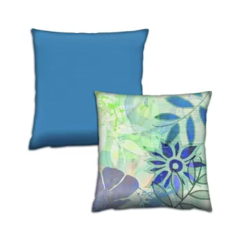 Set 2 perne decorative, AB-4508-4355, 50% Bumbac / 50% Poliester, Multicolor imagine