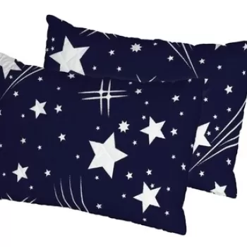 Set 2 perne Estrellas, microfibra matlasata, 50x70 cm imagine