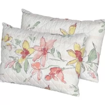 Set 2 perne Flore, microfibra matlasata, 50x70 cm imagine