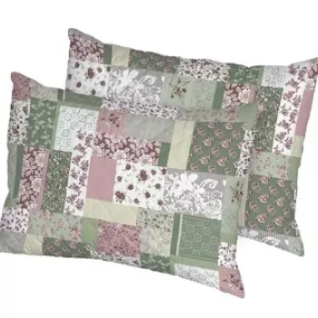 Set 2 perne Garden, microfibra matlasata, 50x70 cm imagine