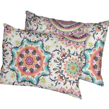 Set 2 perne Kantha, microfibra matlasata Alcam, 50X70 cm imagine