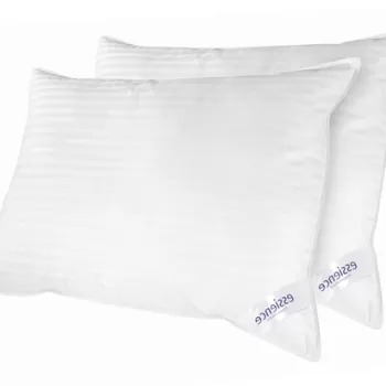 Set 2 perne Stripes 50x70 cm, Essience Premium Collection, husa 100% Bumbac; umplutura nanofibra extrafina imagine