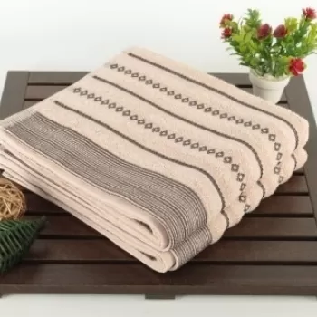 Set 2 prosoape de maini 50x90 cm, 100% bumbac, Saheser, Bombeli Powder imagine