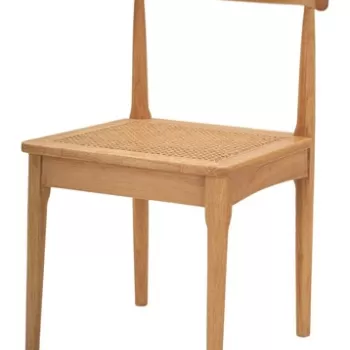 Set 2 scaune, Japan -A, Mauro Ferretti, 54 x 54 x 70 cm, lemn de arbore de cauciuc/ratan, maro imagine