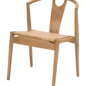 Set 2 scaune, Japan -B, Mauro Ferretti, 56 x 53 x 76 cm, lemn de frasin/ratan, maro imagine