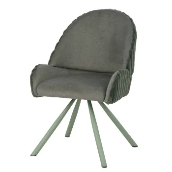 Set 2 scaune Stockholm -A, Mauro Ferretti, 58x53x85 cm, fier/poliester, verde imagine