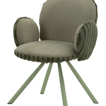 Set 2 scaune Stockholm -B, Mauro Ferretti, 64x68x83 cm, fier/poliester, verde imagine