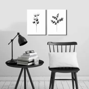 Set 2 tablouri decorative, 2P3040CIZC-04, Canvas, 28 x 38 cm, 2 piese, Multicolor imagine