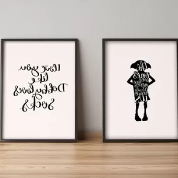 Set 2 tablouri decorative, Alpyros, 2PYSCT-010, 36x51 cm, MDF/PVC imagine