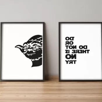 Set 2 tablouri decorative, Alpyros, 2PYSCT-017, 36x51 cm, MDF/PVC imagine