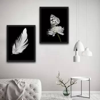 Set 2 tablouri decorative, Be Free Set, PAL, Hartie, Multicolor imagine