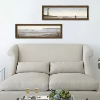 Set 2 tablouri decorative, MZM738, MDF, Imprimat UV, Multicolor imagine