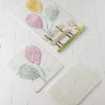 Set 3 covorase de baie, Chilai, Balon - Pink imagine