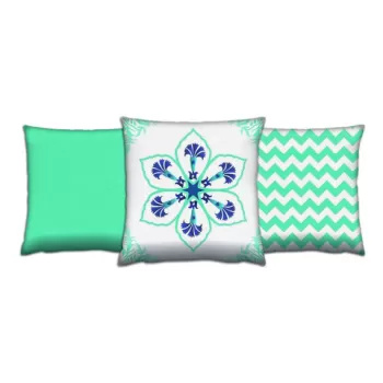 Set 3 perne decorative, AC-4429-4679-4430, 50% Bumbac / 50% Poliester, Multicolor imagine