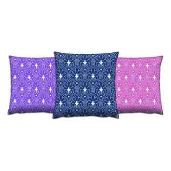 Set 3 perne decorative, AC-4529-4532-4530, 50% Bumbac / 50% Poliester, Multicolor imagine