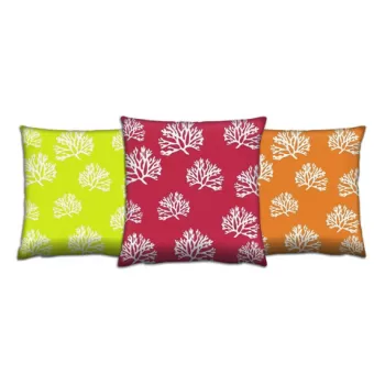 Set 3 perne decorative, AC-4545-4543-4546, 50% Bumbac / 50% Poliester, Multicolor imagine