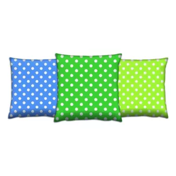 Set 3 perne decorative, AC-4616-4619-4617, 50% Bumbac / 50% Poliester, Multicolor imagine