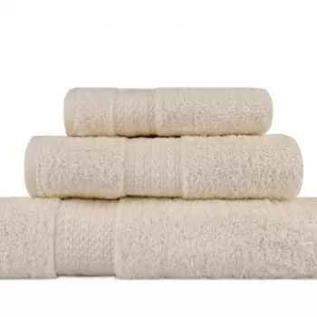 Set 3 prosoape de baie, 100% bumbac, Hobby, crem imagine