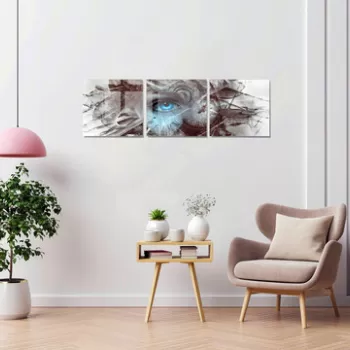 Set 3 tablouri decorative, 1292, Sticla temperata, 60 x 60 cm, 3 piese, Multicolor imagine