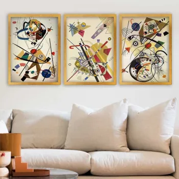 Set 3 tablouri decorative, 3AC_UN2962870_3545, Polistiren, Multicolor imagine