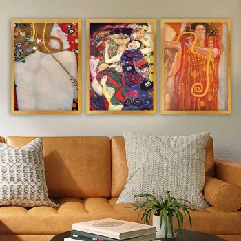 Set 3 tablouri decorative, 3AC_UN987528_5575, Polistiren, Multicolor imagine