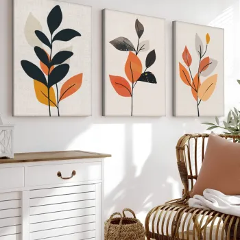 Set 3 tablouri decorative, 3Cnvs21, Dimensiune: 20 x 30 cm (3 bucati), Multicolor imagine