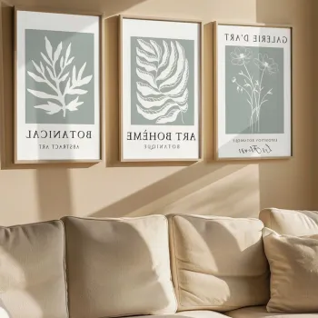 Set 3 tablouri decorative, Artvmodel24-Ahsap, Vopsea: 100% MDF (grosime: 2,7 mm), Multicolor imagine