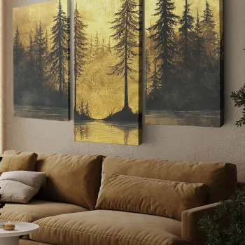 Set 3 tablouri decorative, Ersycnvs3Asm7, Dimensiune 1: 40 x 60 cm (2 bucati), Multicolor imagine