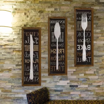 Set 3 tablouri decorative, KZM390, MDF, Imprimat UV, Multicolor imagine