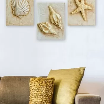 Set 3 tablouri decorative, MDF0097, MDF , 30 x 40 cm, 3 piese, Multicolor imagine