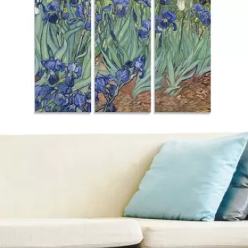 Set 3 tablouri decorative, MDF452826808, MDF , 20 x 50 cm, 3 piese, Multicolor imagine