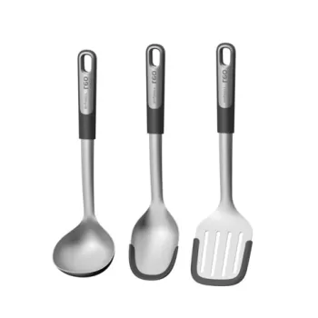 Set 3 ustensile de bucatarie BergHOFF, Leo Graphite, inox/silicon imagine