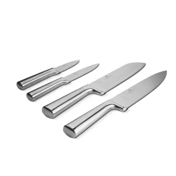 Set 4 cutite Berlinger Haus, Matte Black, inox, argintiu imagine