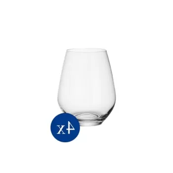 Set 4 pahare apa, Villeroy & Boch, Ovid, 420 ml, sticla cristal imagine
