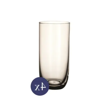 Set 4 pahare Longdrink, Villeroy & Boch, La Divina, 440 ml, sticla cristal imagine