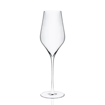Set 4 pahare pentru sampanie Ballet, Rona, 310 ml, sticla, transparent imagine